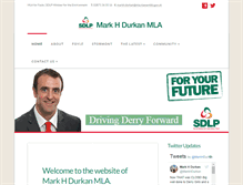 Tablet Screenshot of markhdurkan.com